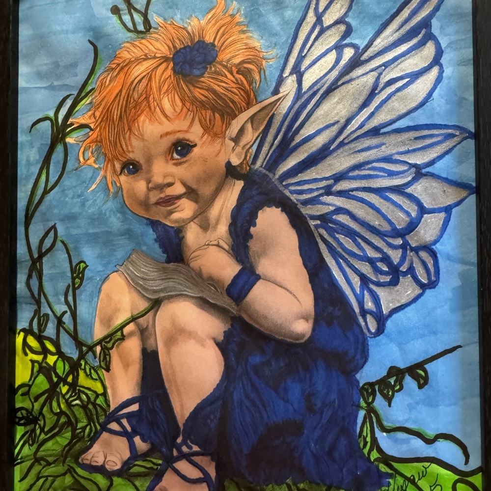 Whimsical Fairy Art Portrait